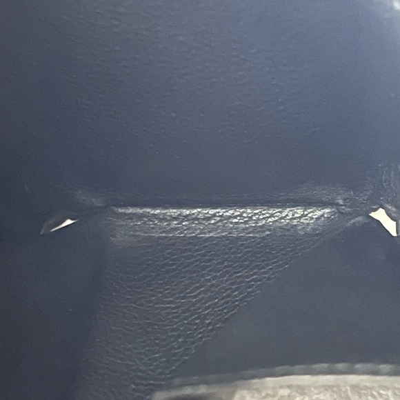 Louis Vuitton lock mini trifold wallet Black calfskin leather - Picture 5 of 9